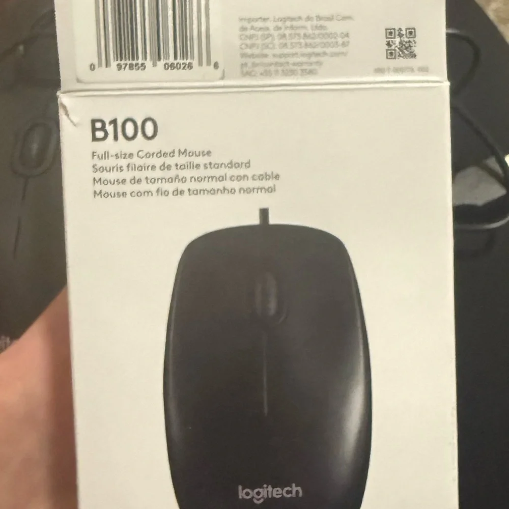 Logitech Black USB Wired Mouse